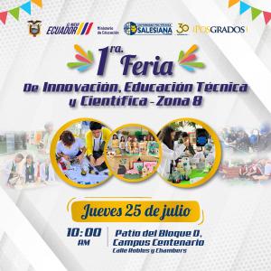 Afiche I Feria Zonal de Innovación, Educación Técnica y Científica 2024